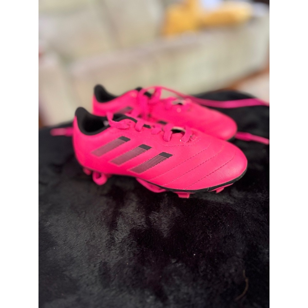 Adidas Copa Pure.4 FxG Kids Soccer Cleats Pink Black GW6163 Size 10K